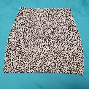 Cheetah Print Mini Skirt